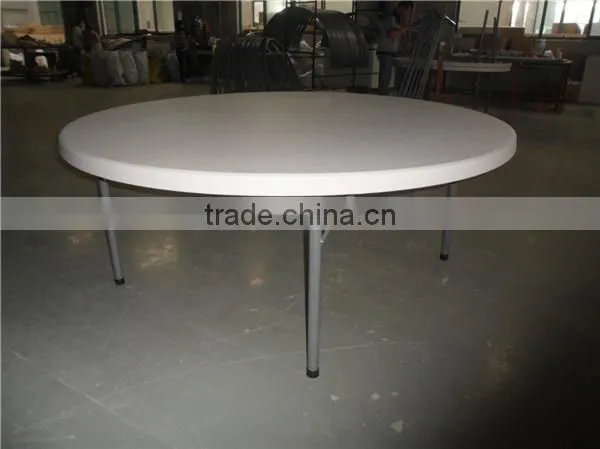 6 ft Popular Outdoor Furniture of Folding Round Table for Restaurant Use photo-6
