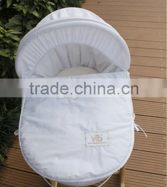 Hand Made Cradle Baby Moses Basket / Moses Basket Set /maize Basket/ Bassinet,/ Corn Basket /with Rocking Stand BB007 photo-3