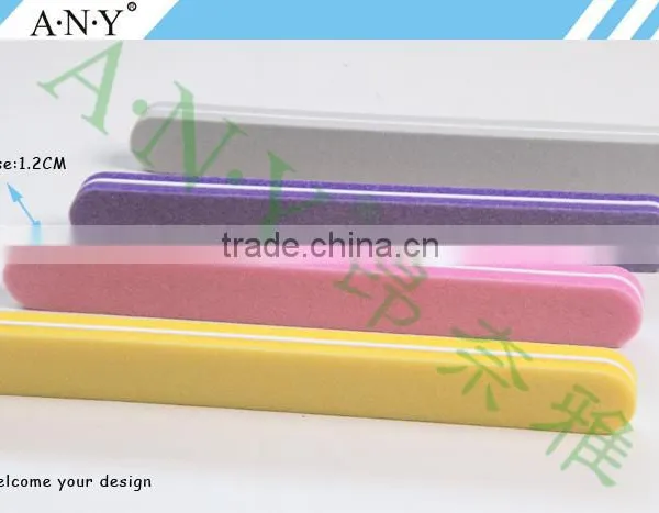 Professional Nail Care Polishing Sponge Sanding Nail File 100/180 Grit photo-4