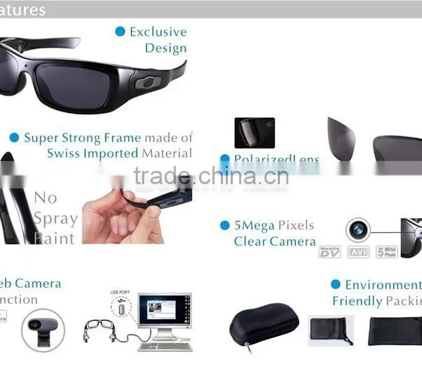 New Generation Sg1a Camcorder Sunglasses photo-2