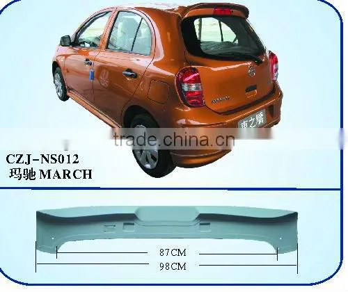 ABS REAR SPOILER FOR MARCH