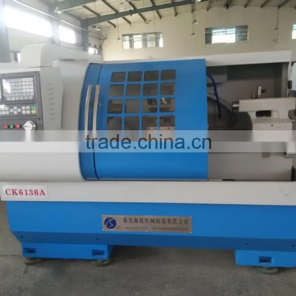 Cnc Lathe Machine Price CK6136A With Hydraulic Chuck Auto Bar Feeder photo-3