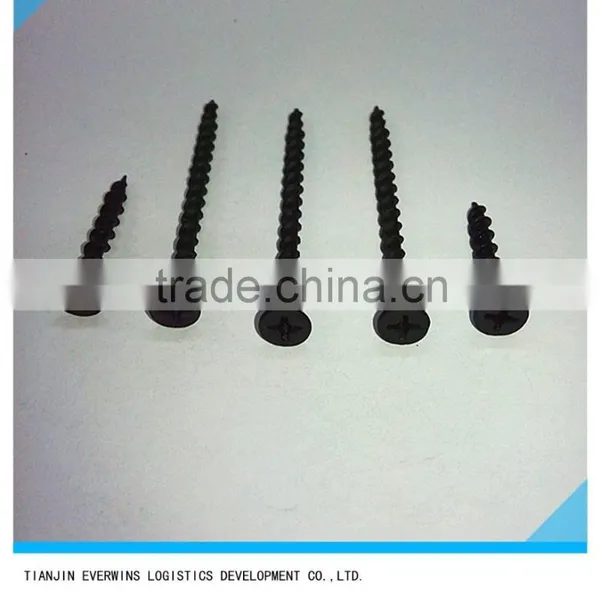 Drywall Screw Phillips Bugle Head Coarse Thread Black Phospated photo-3