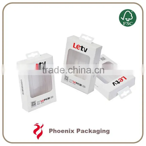 Custom White Art Paper Packaging Box With PVC Window photo-3