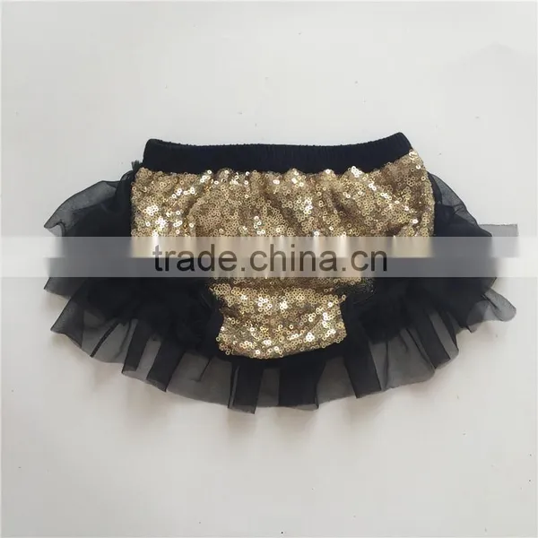 Popular in USA Baby Clothing Wholesale Cotton Baby Bloomers With Chiffon Ruffle photo-5