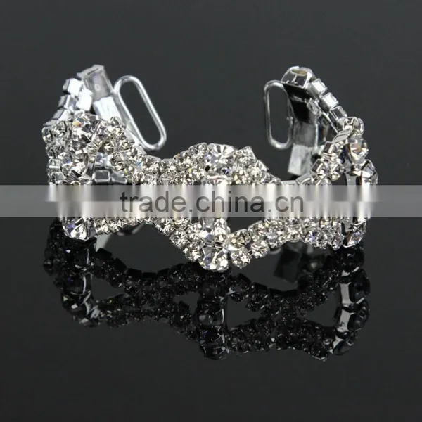 Elegant Design Decorative Diamondes Rhinestone Connectors Wholesale B01727Y photo-4
