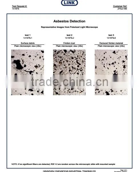 Best Brake Pads ZF Brand(FMSI NO:D1107-8760) photo-5