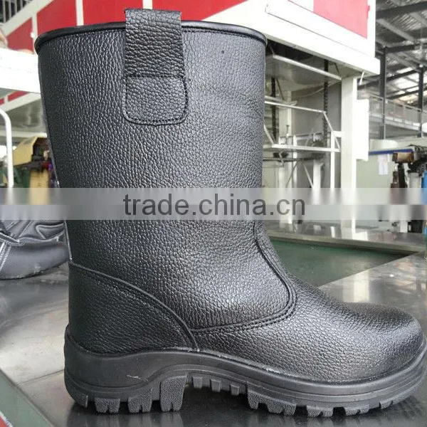 Safety Footwear Manufacture Cowskin Leather Winter Safety Boots Military Safety Boots photo-2