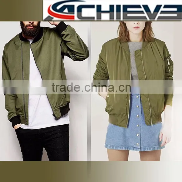 Wholesale Mens Custom Bomber Jackets With Leather photo-2