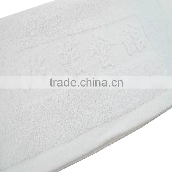 White Two Sides Embossed Jacquard Hand Towel photo-2