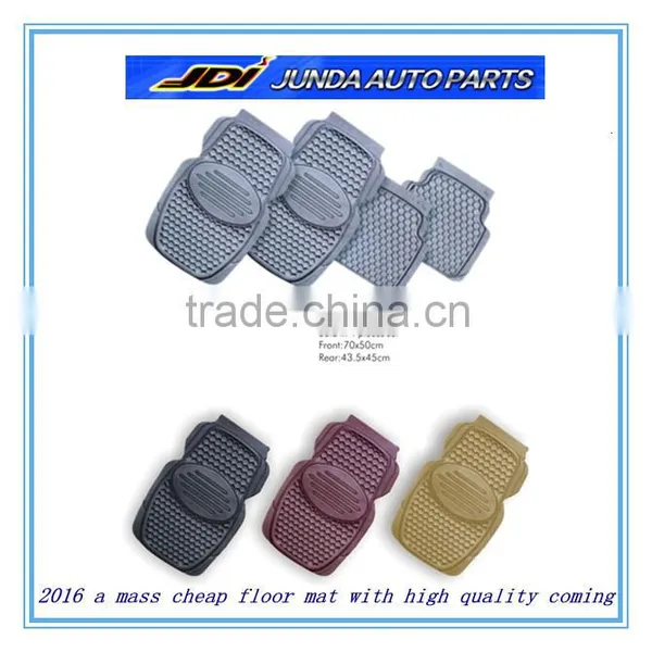 Wholesale Car Mat Cheap Universal Car Mat 4pcs Set PVC Car Mat