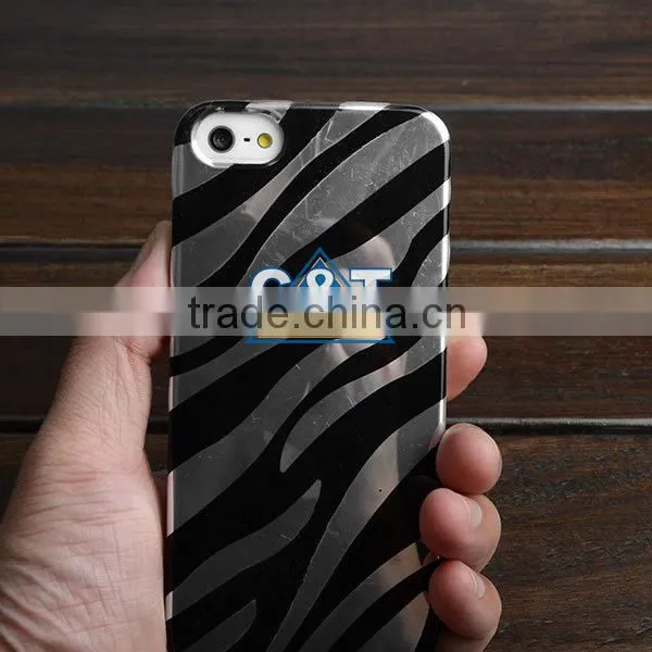 C&T Ultra Thin Plating Mirror Hard Back Cover for IPhone SE photo-2