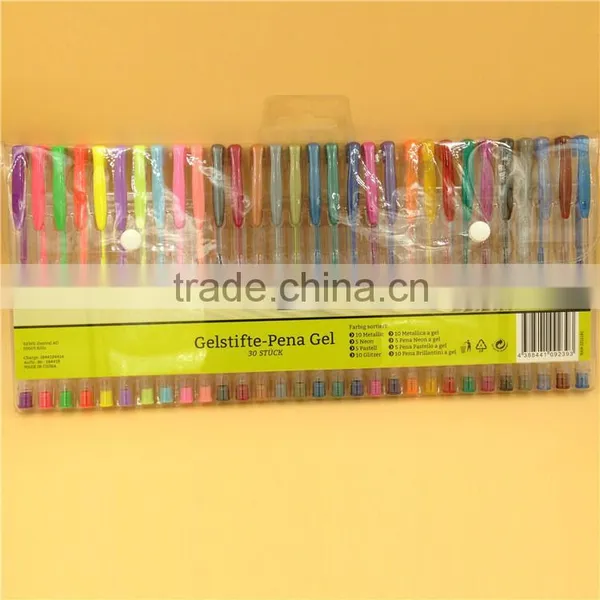 Classic Gel Ink Pen/ Smooth Writing 6/8/10/12/24/30/36/48pcs Glitter Metallic Neon Pastel,rainbow Gel Pen/ Gel Pen Set/color Pen Quality Choice photo-4