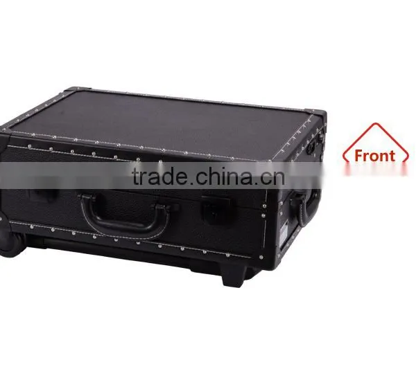 Fashion Folding Portable Pvc Professional Makeup Station With Lights and Mirror photo-2