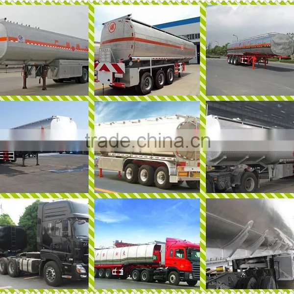 Saso 36000liters Aluminum Oil Tank Trailer DOT Aluminum Tri-axle Fuel Tanker Truck Trailerr Asme ALUMINUM Oil TANK TRAILER photo-3