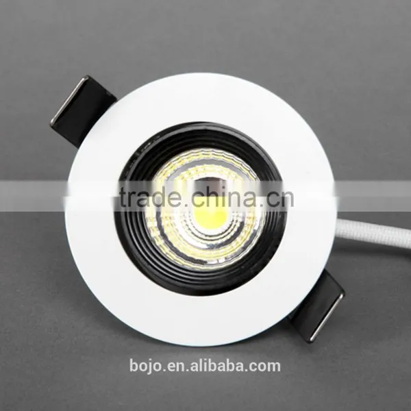 Recessed Mini Spot Light 3w Led Downlight With Black Anti-glare Inner Ring photo-2
