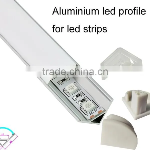Shenzhen Factory L Shape Led Profile Aluminum for Corner Lights photo-2
