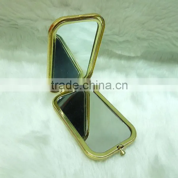Gold Butterfly Pocket Mirror With Rhinestone photo-4