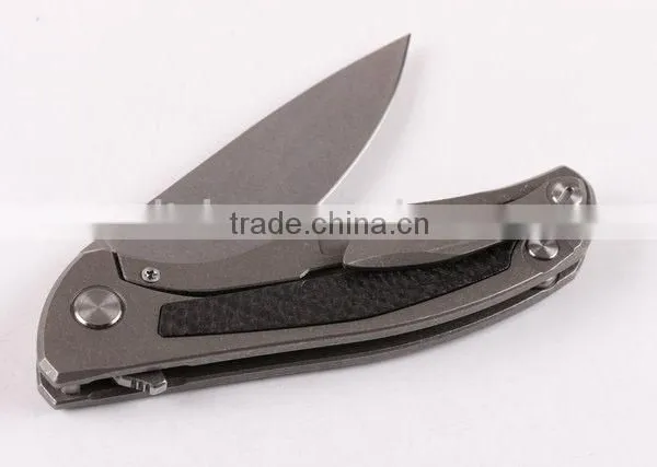 OEM Carbon Handle Folding Knife With D2 Blades photo-4