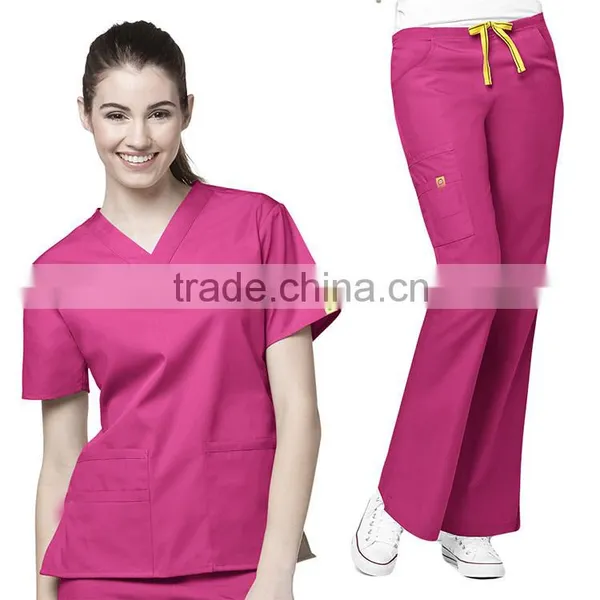 Top Quality Medical Scrubs China/OEM Service Supply Type and Scrubs Uniform Type Scrub Set photo-5