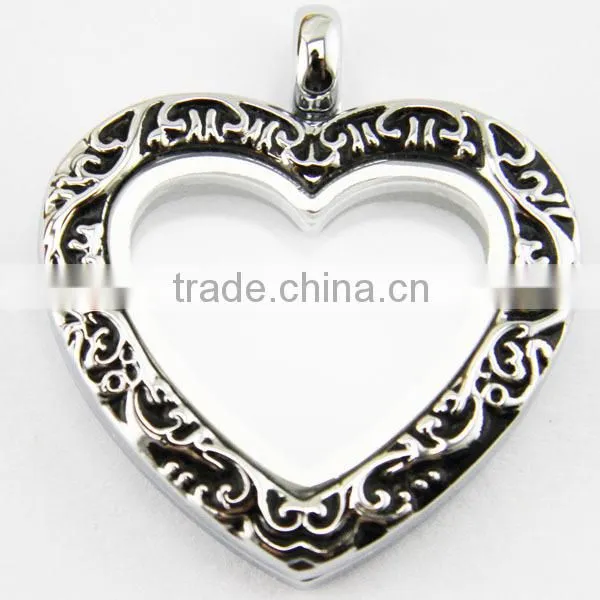 Open Magnet Memory Apple Locket Necklace photo-3