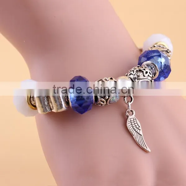 Fashion Blue Beads Jewelry Manufacturers Bracelet Accessories for Women photo-2