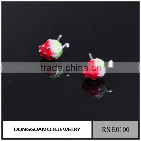 Wholesale European Style Free Shipping Silver Stud Earrings photo-4