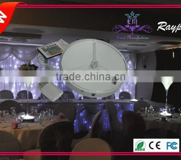 8 Inch Tall Wedding Centerpiece Vase Light Base/RGB Led Centerpiece Light for Wedding Party Decoration