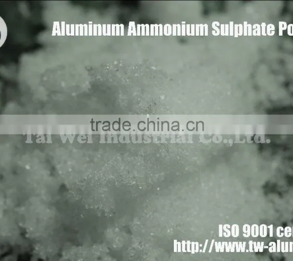 High Qulaity Potash Alum Safety Data Sheet Aluminium Ammonium Sulphate photo-3