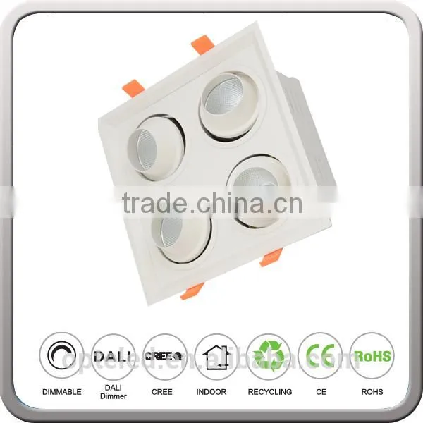 Gimble 4 Heads Square LED COB Downlight photo-2