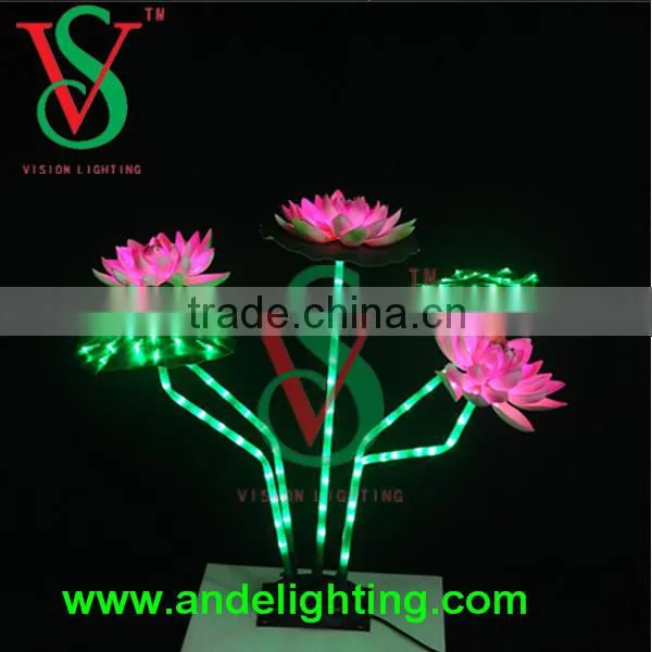 Outdoor Blossom Lotus Flower String Lights photo-3
