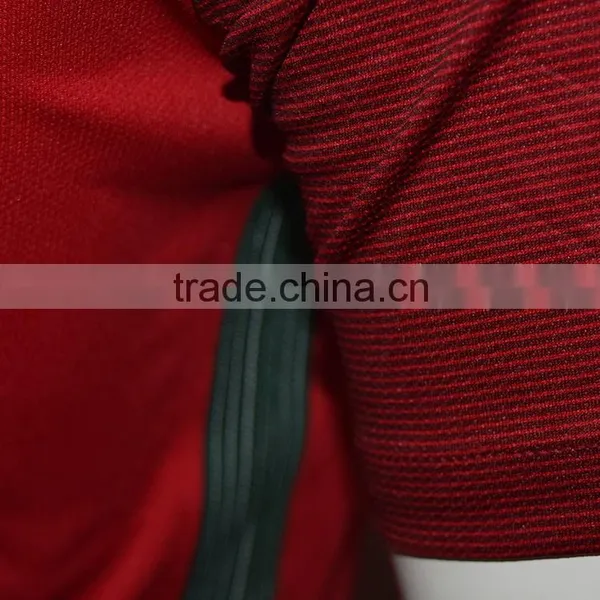 2015/2016 Wholesale Thai Quality Blank Football Shirt Maker Customzied Sublimation Cheap Kids Soccer Jersey photo-3