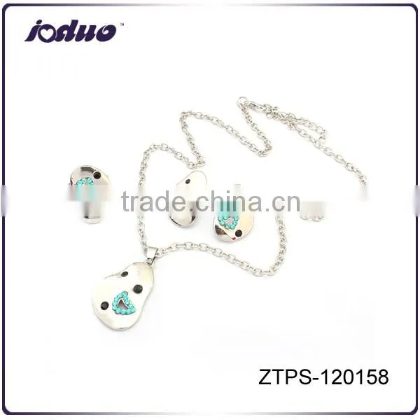 Fashion Cute Potato Jewelry Necklace Earring And Ring Sets