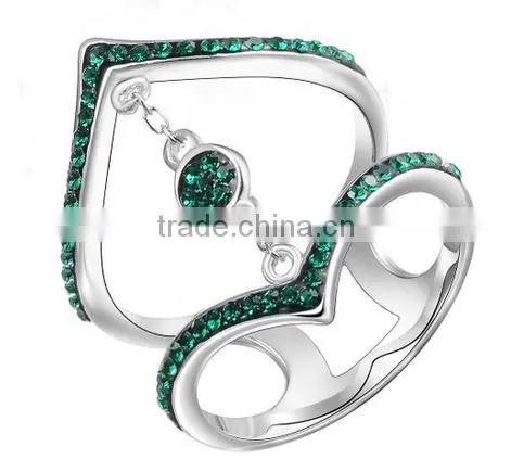 HY Womens Fashion Jewelry Stunning and Bling Ring Cubic Zirconia Rings photo-3