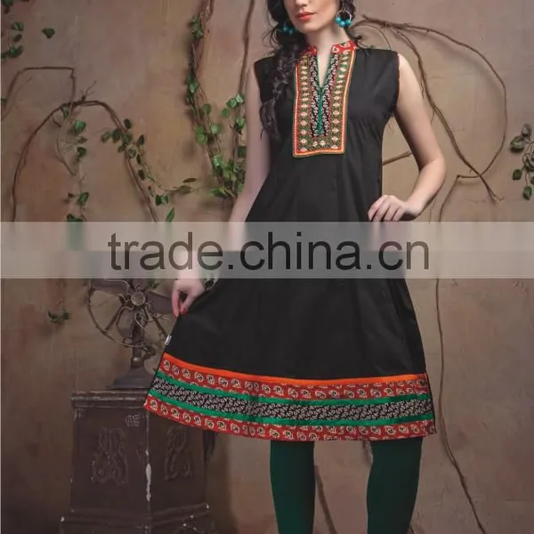 Pure Cotton Lahariya Style Printed Kurti photo-3