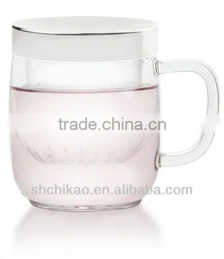 Transpanrent Borosilicate Glass Mug