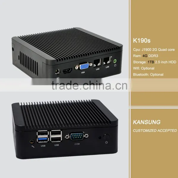 Cheap Mini PC Dual Ethernet 4gb DDR3 Ram HDD 1TB for PC With J1900 Motherboard PC Computer Desktop