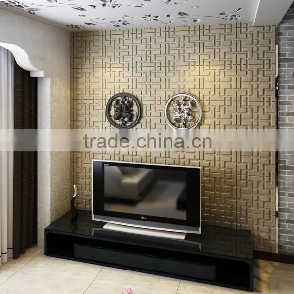 Chinese Style Interior Decor 3d Leather Panel Door Cover(Forbidden City) photo-3