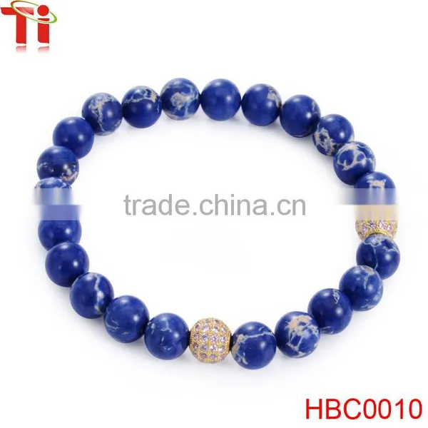 Latest Fashion Bangles Lapis Lazuli Bead Bracelet photo-4