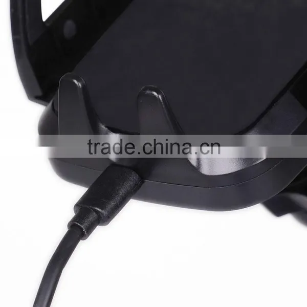 Qi-standard Wireless Charging Pad+ Car Dashboard/Windshield/Air Vent Mount Holder For Smartphones photo-4