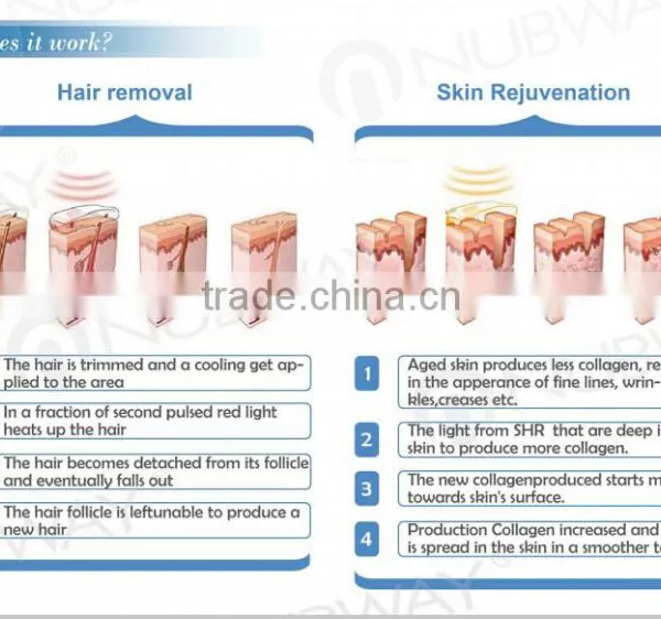 NUBWAY SHR 212 Powerful Super IPL Beauty Machine for Skin Rejuvenation & Laser Depilator photo-3
