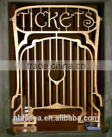 Custom Antique Ticket Window