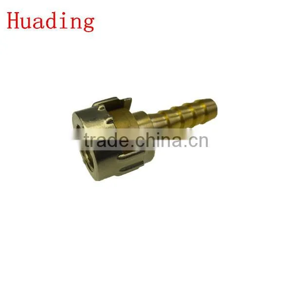 Brass Straight Hose Barb Fitting With Cap photo-5