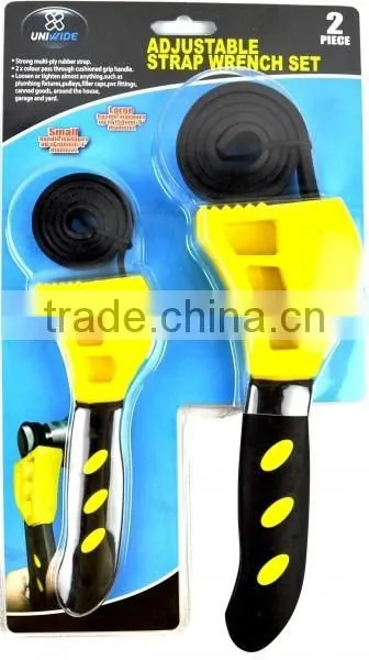ADJUSTABLE STRAP WRENCH SET