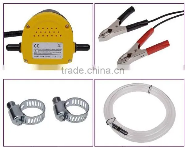 H70118 12 Volt Portable Oil and Fuel Transfer Extractor Pump 12 Volt DC Motor With Hose photo-3