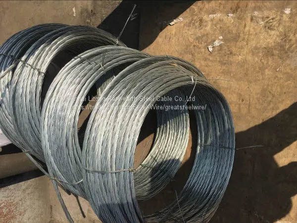 Grade700-1300 Galvanized Steel Wire Strand for Stay Wire