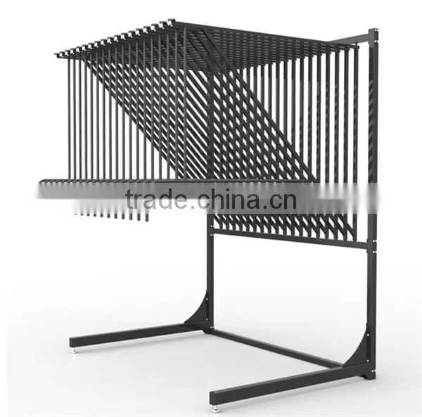 Floor Standing Metal Display Rack for Fabrics photo-2
