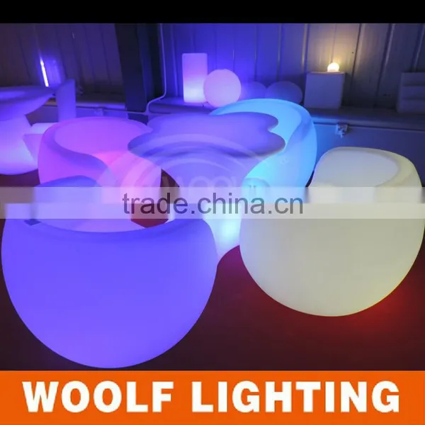 Modern Hotel Nightclub Bar Illuminated LED Sofa photo-4