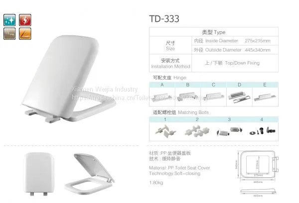 New Toilet, Plastic Slow Sown Thickening,pp General Purpose photo-4