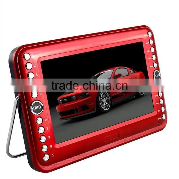 Portable Full 1080P HD DVD Player 9Inch DVD/CD Player With Game/FM/TV Turner Multi Media EVD Player For Sale photo-4